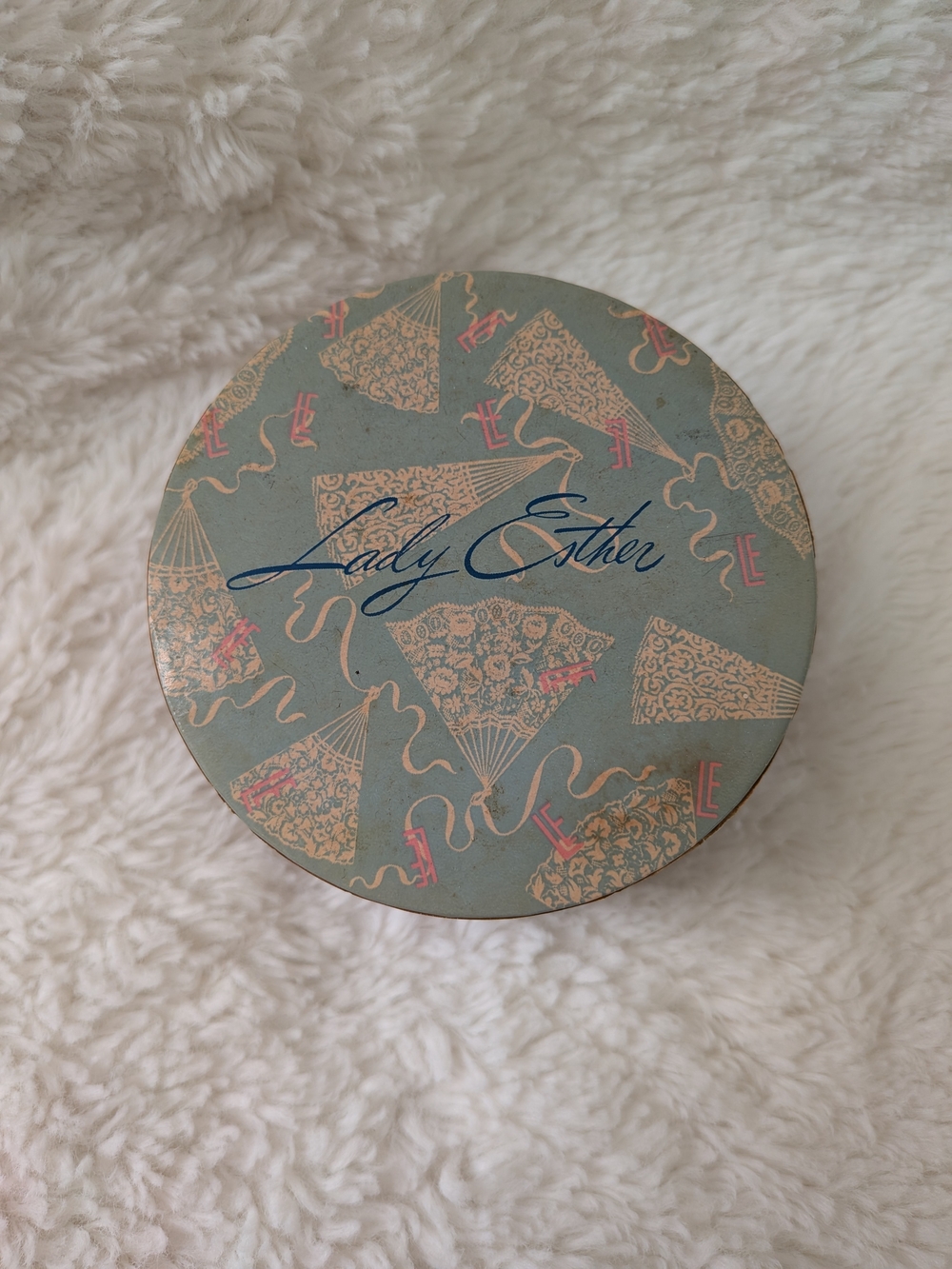 Vintage Lady Esther Face Powder – Beige – Original Box & Powder